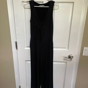 Elegant Black Sleeveless Capri Length Jumpsuit by Tart XS